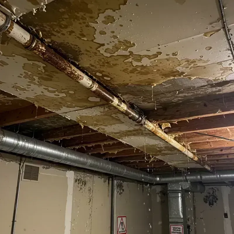 Ceiling Water Damage Repair in Oswego, KS